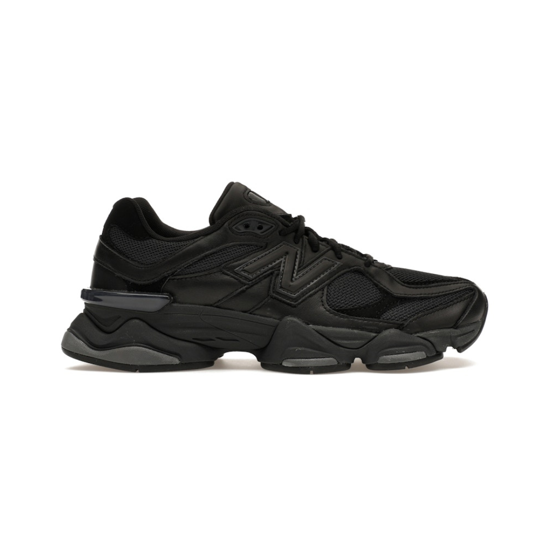 New Balance 9060 Triple Black Leather