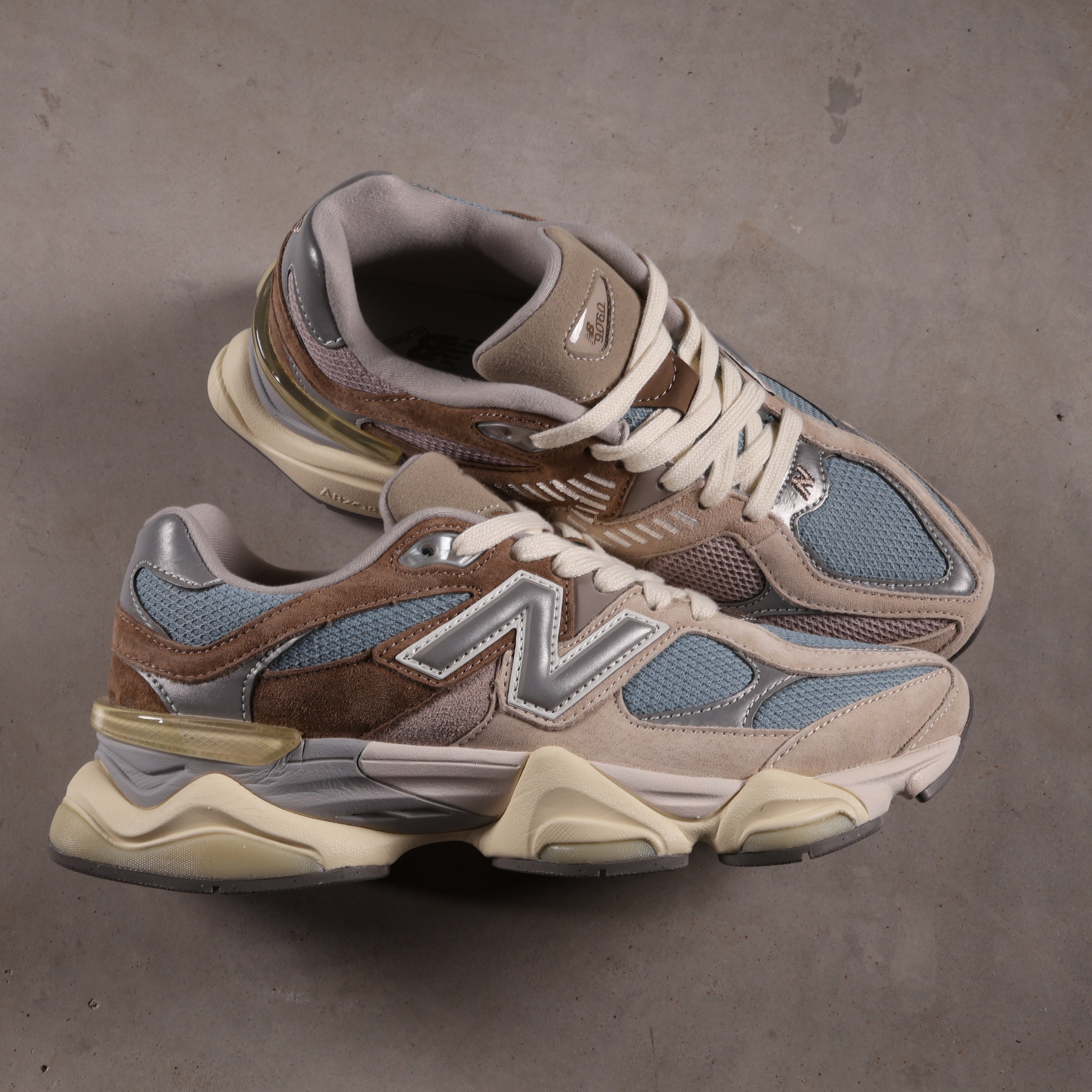 New Balance 9060 Sea Salt Blue Mushroom