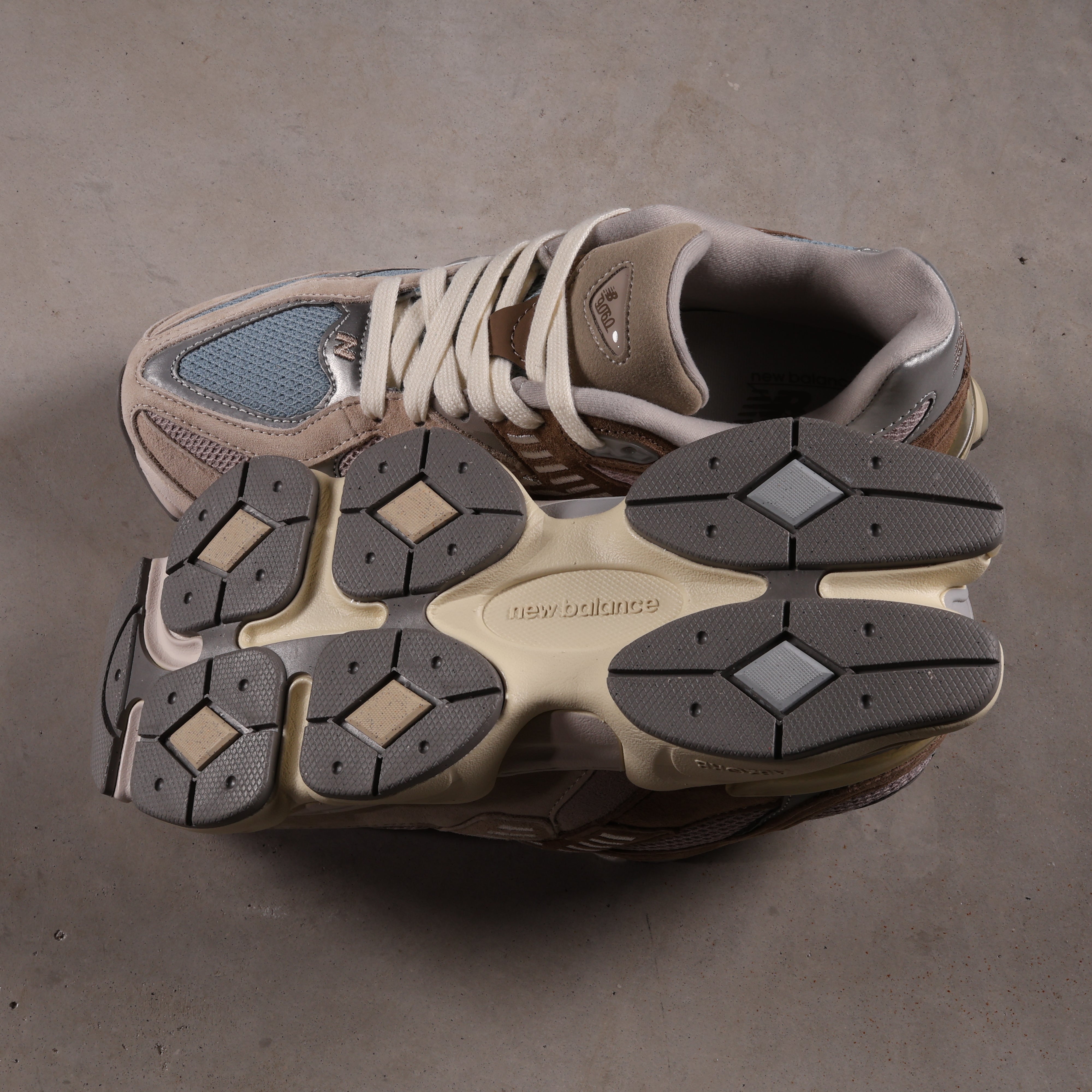 New Balance 9060 Sea Salt Blue Mushroom