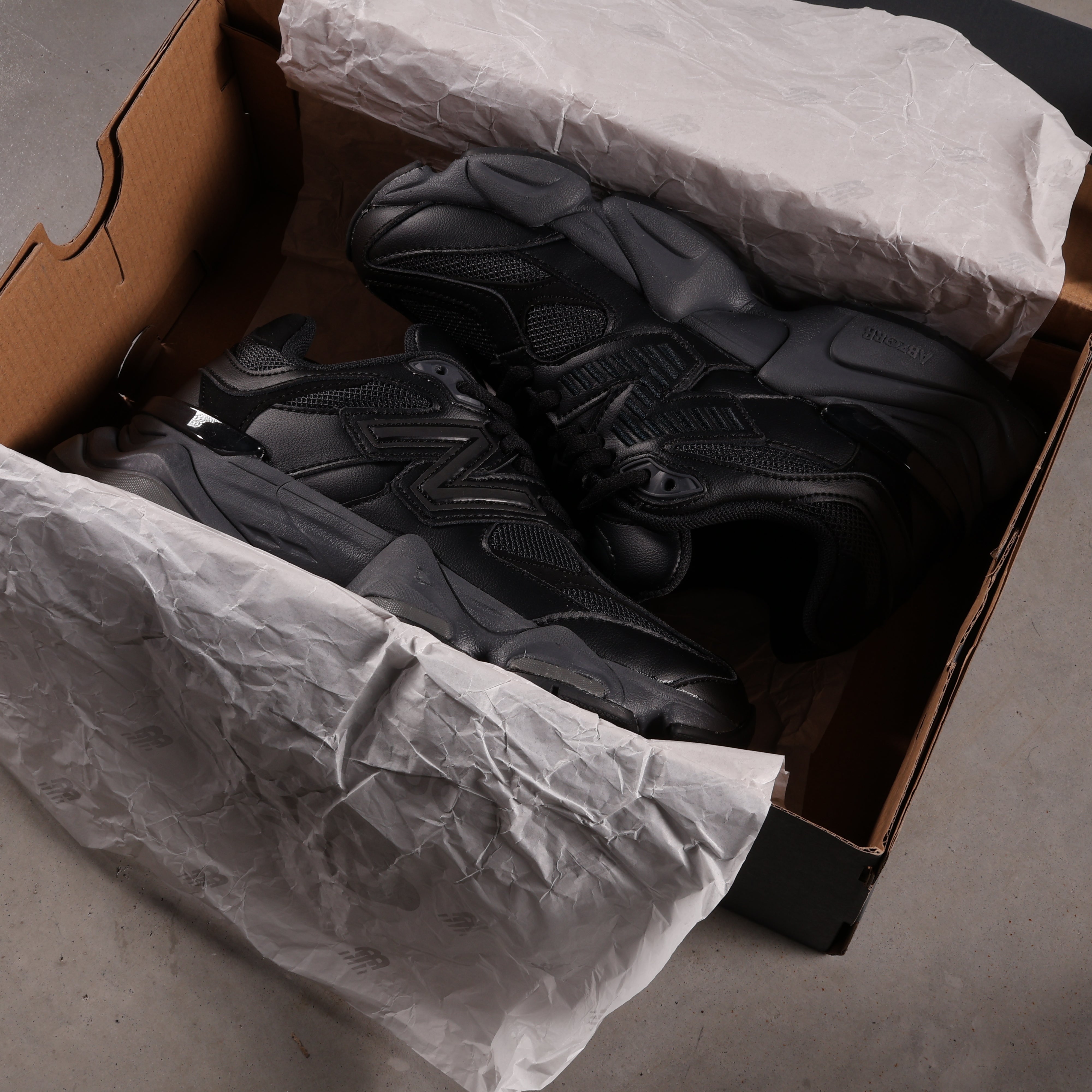 New Balance 9060 Black Leather