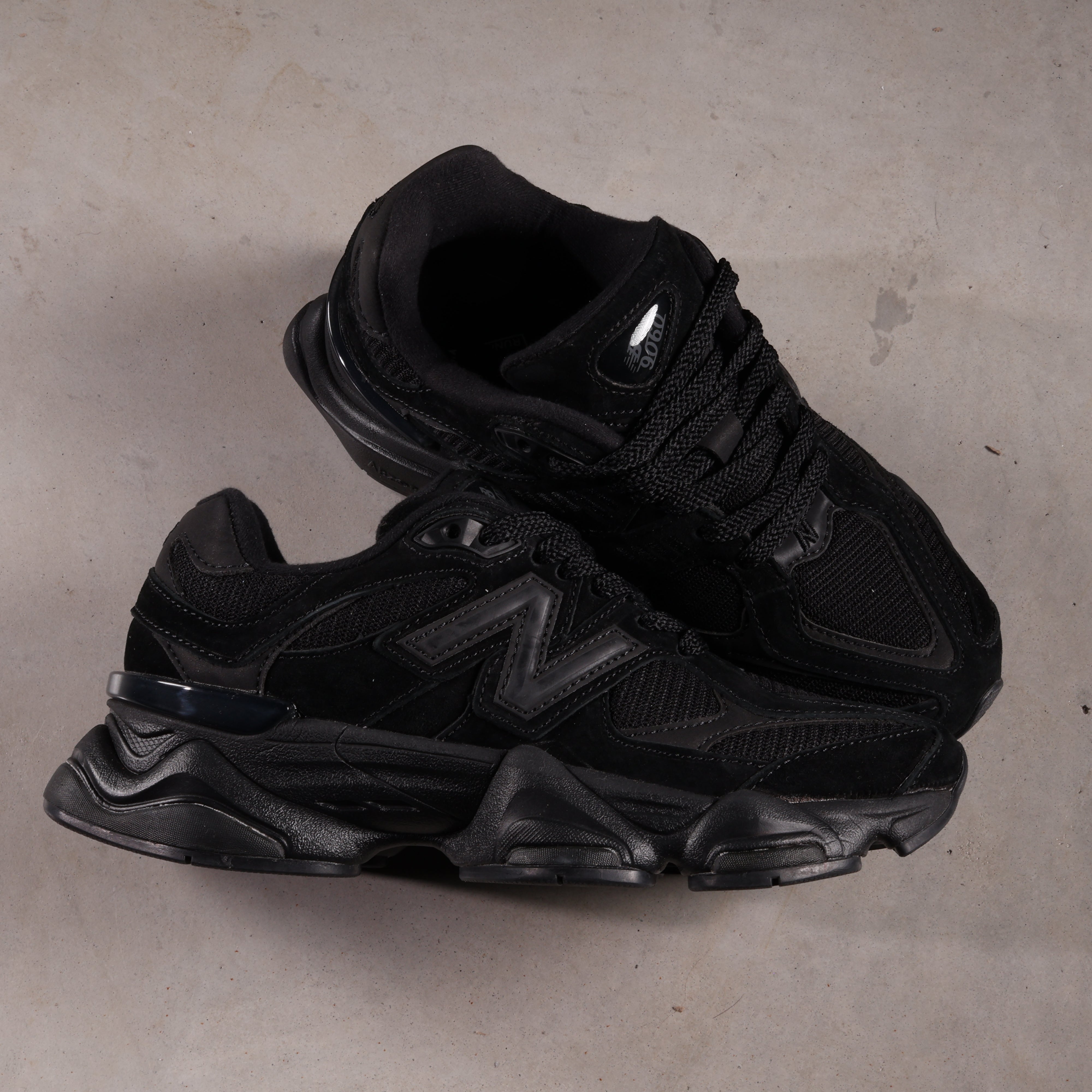 New Balance 9060 Triple Black Suede