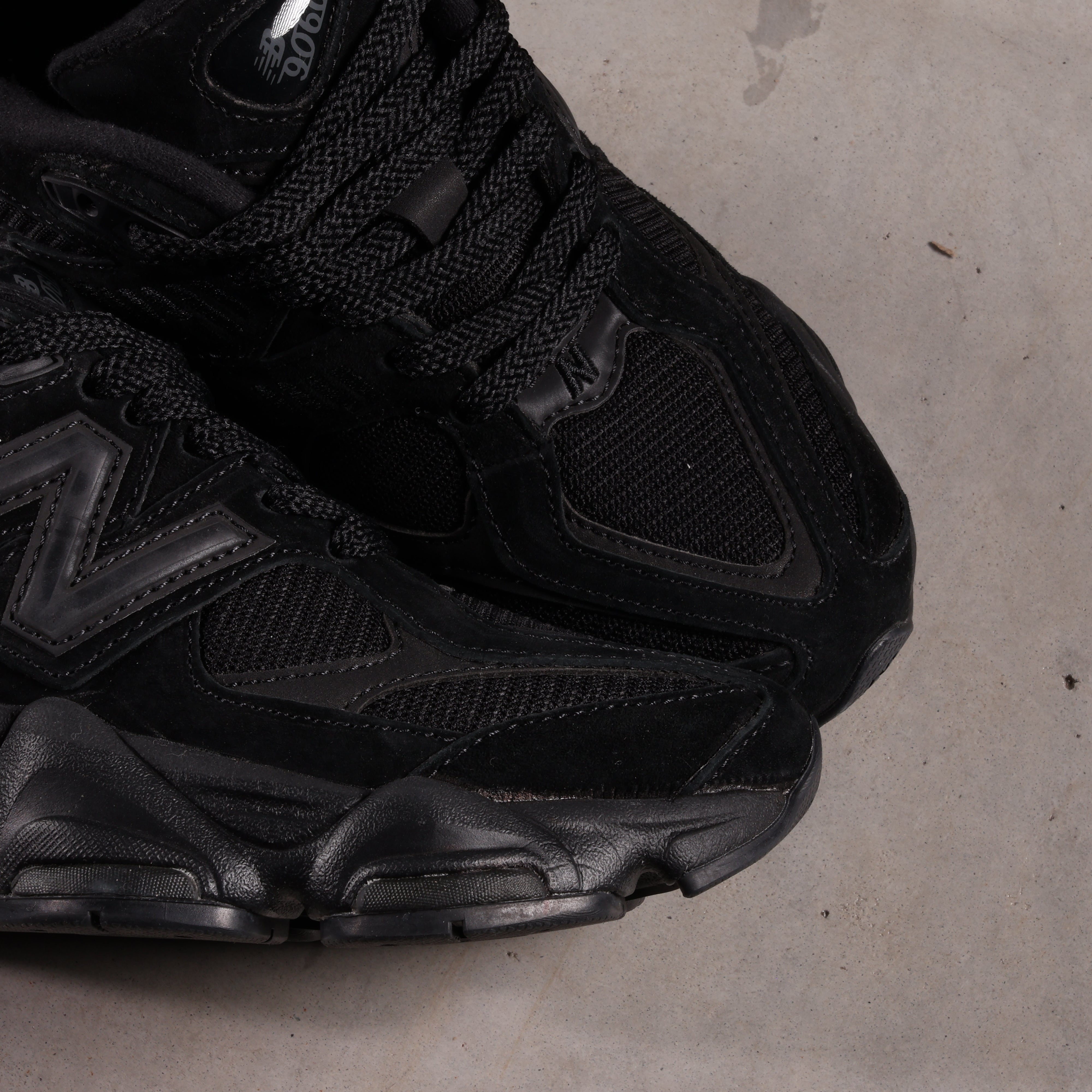 New Balance 9060 Triple Black Suede