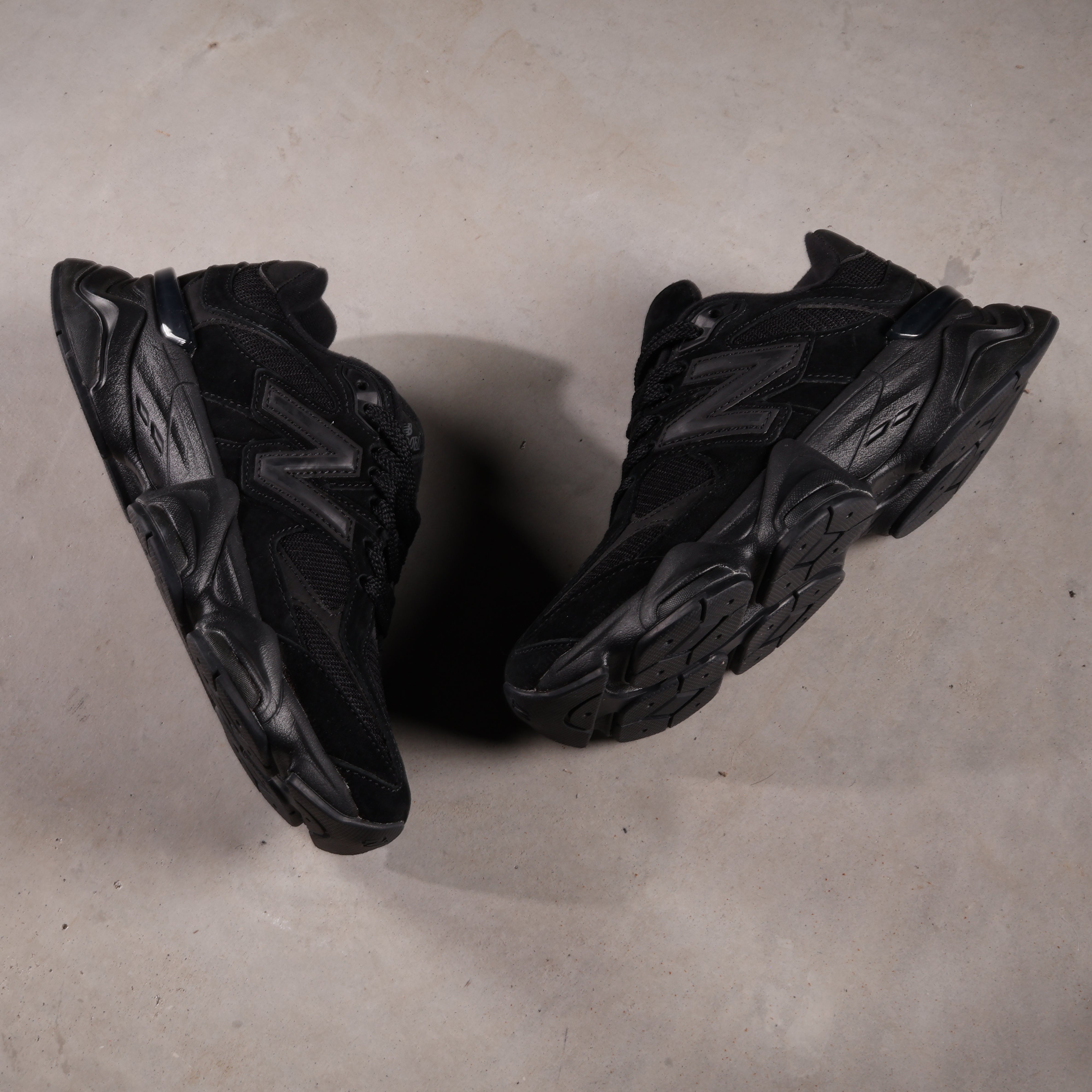 New Balance 9060 Triple Black Suede